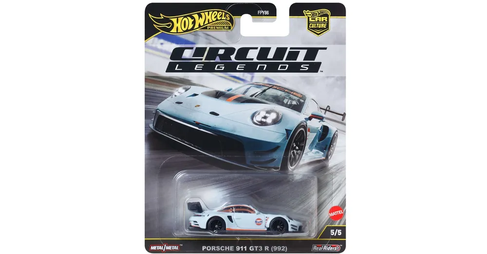 Expressz szállítás Hot Wheels – Car Culture Porsche 911 GT3 R (992) kisautó 1/64 – Mattel