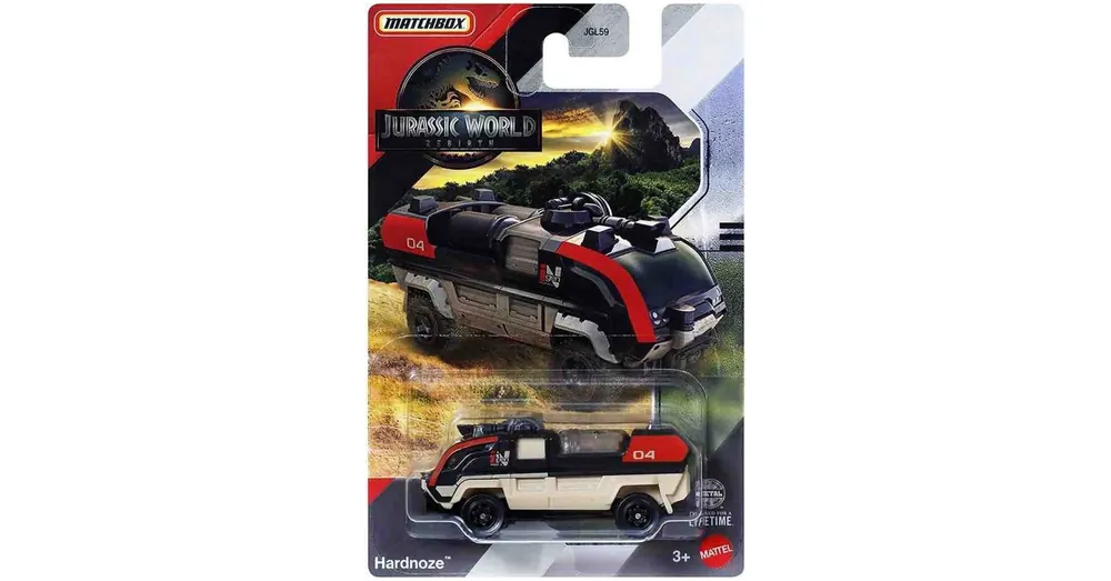 Matchbox Jurassic World Hardnoze kisautó 1/64 – Mattel Utolsó esély