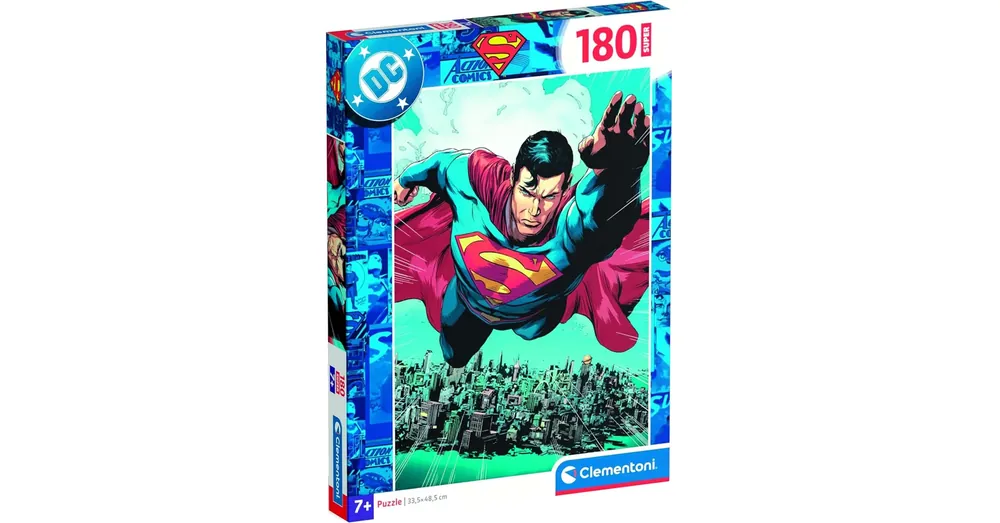 DC Comics Superman repülés a város felett 180 db-os puzzle – Clementoni Gyors szállítás