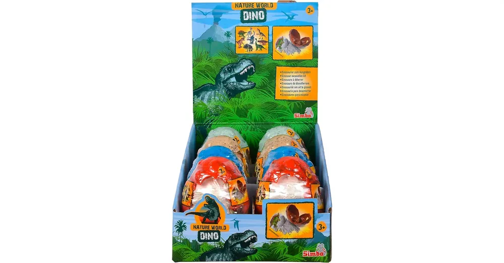 Nature World Dino – Meglepetés dinoszaurusz régészeti készlet tojásban – Simba Toys Rendeld meg most