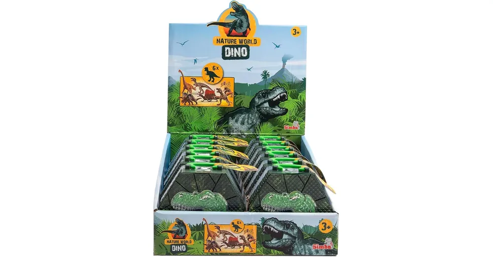 Szuper ajánlat Nature World Dino – Dinoszauruszok kis dobozban 6 db-os szett – Simba Toys