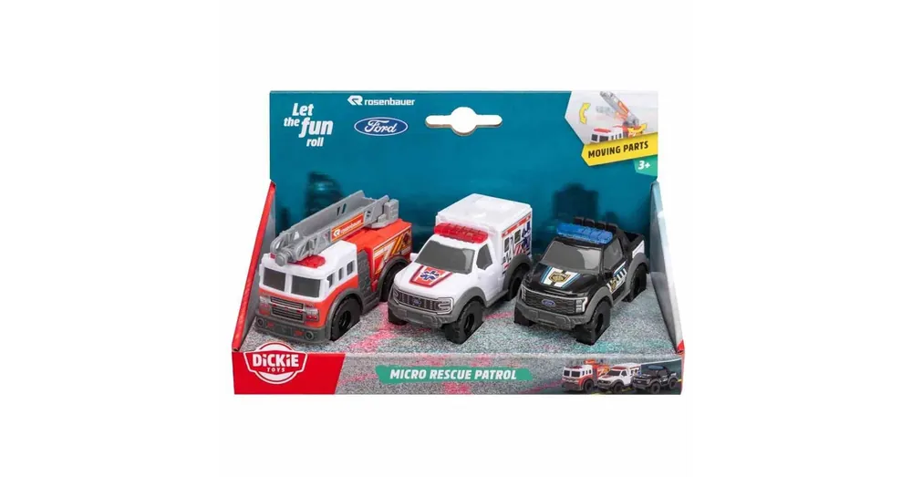 Mikro mentő járművek többféle változatban 1/64 – Dickie Toys Népszerű
