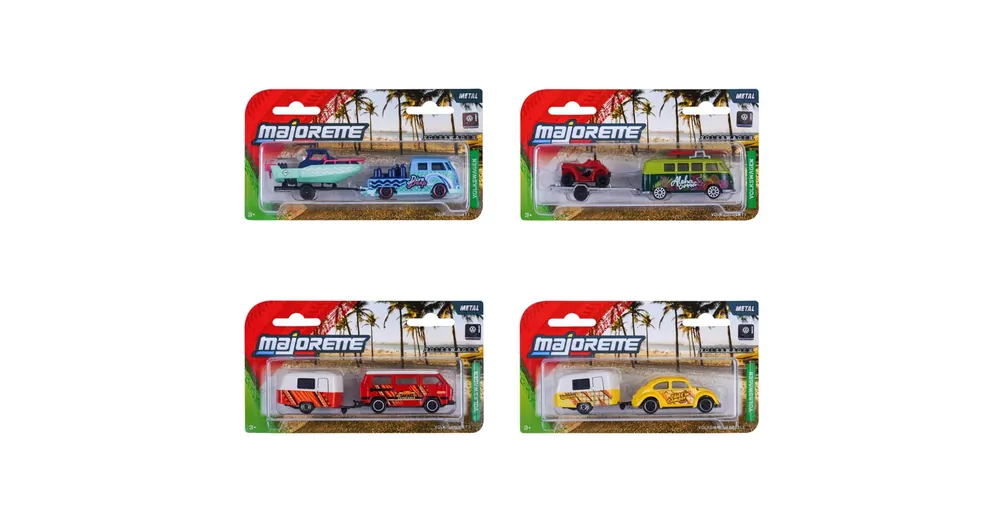 Outlet Majorette Volkswagen kisautó utánfutóval többféle változatban 1 db – Simba Toys