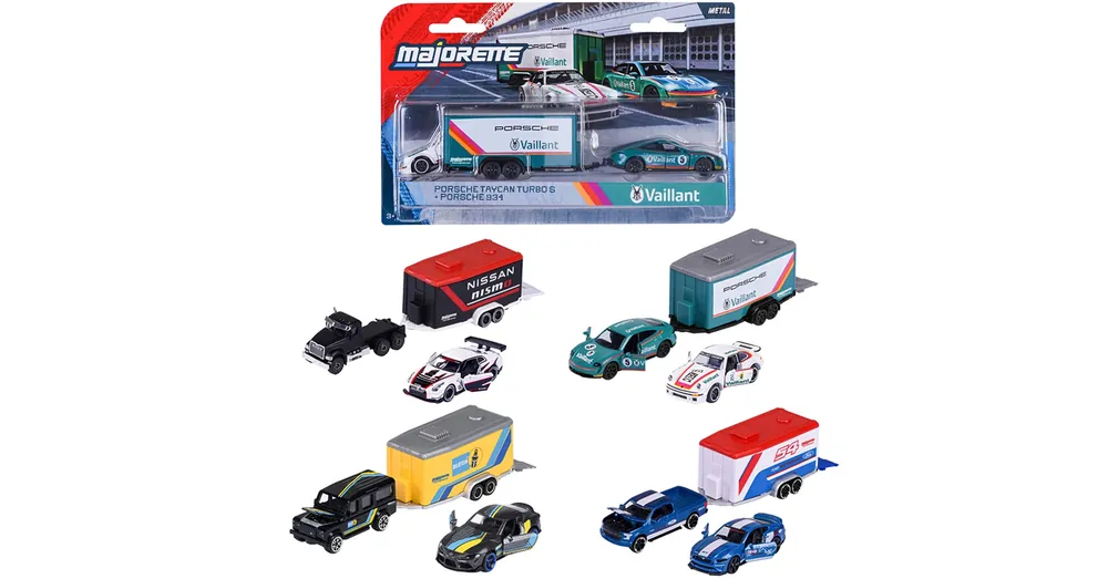 Korlátozott ajánlat Majorette Racing Deluxe kisautó utánfutóval többféle változatban 1 db – Simba Toys