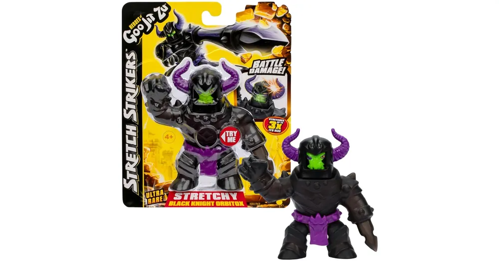 Azonnal elérhető Heroes of Goo Jit Zu Black Knight nyújtható játékfigura