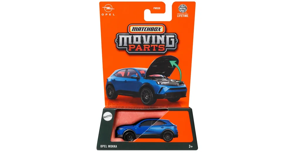 Prémium Matchbox Moving Parts – Nyitható kisautó Opel Mokka 1/64 – Mattel