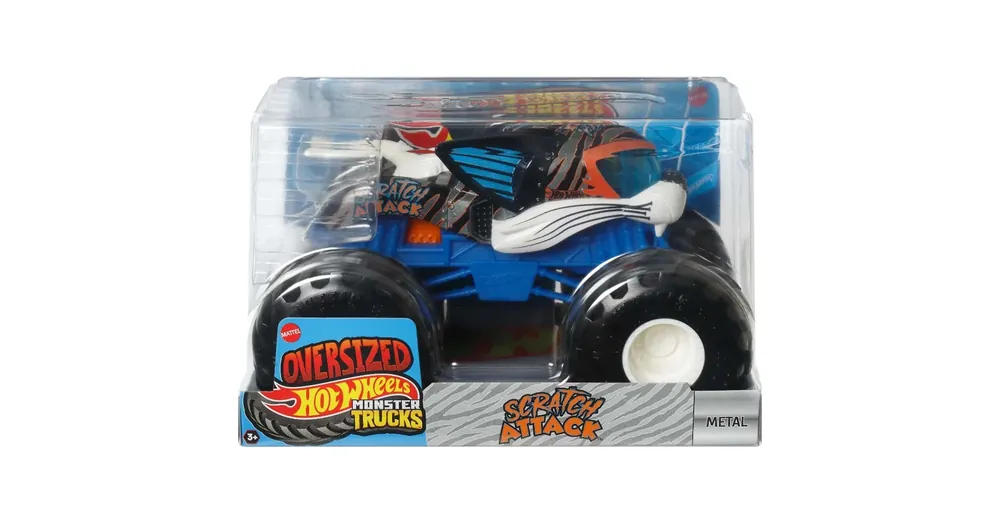 Hot Wheels Monster Trucks Oversized – Scratch Attack monster autó 1/24 – Mattel Olcsóbb