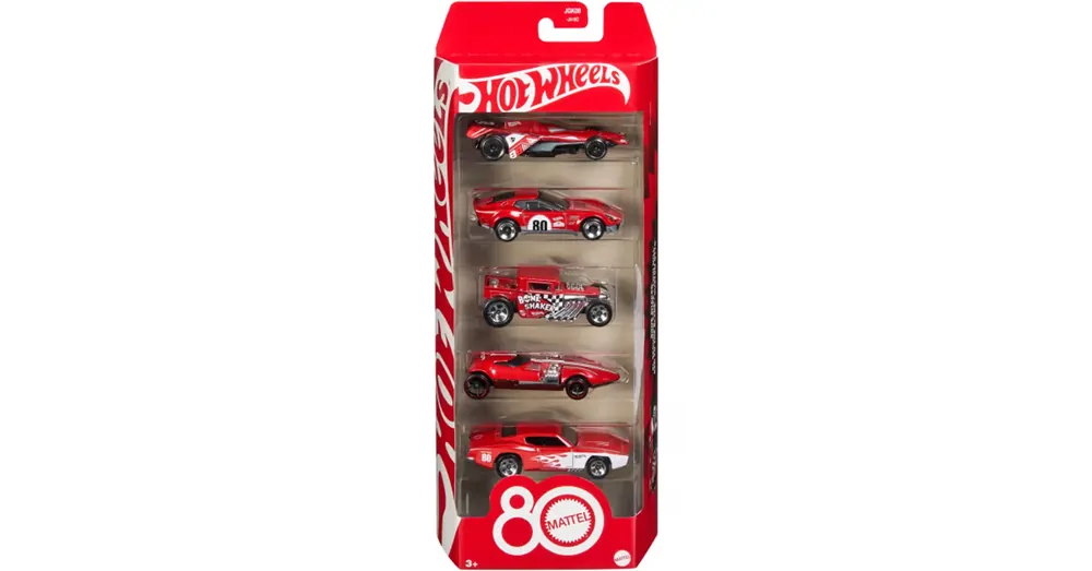 Hot Wheels Mattel 80 5 db-os kisautó szett 1/64 – Mattel Legkelendőbb
