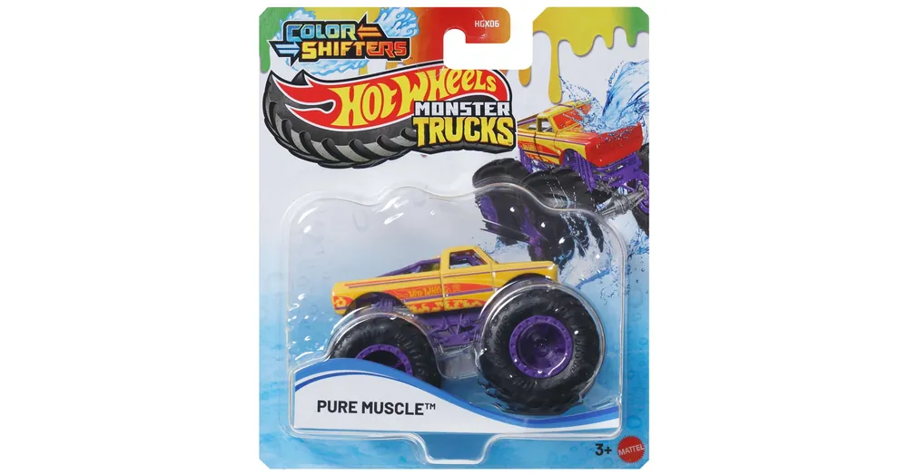 Azonnali szállítás Hot Wheels Monster Truck Pure Muscle színváltós kisautó 1/64 – Mattel