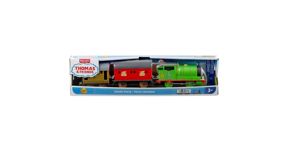 Szezonális akció Fisher-Price Thomas és barátai – Percy motorizált mozdony rakománnyal – Mattel