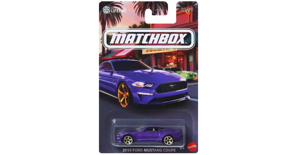 Matchbox Ikonikus 2019 Ford Mustang Coupe kisautó 1/64 – Mattel Prémium