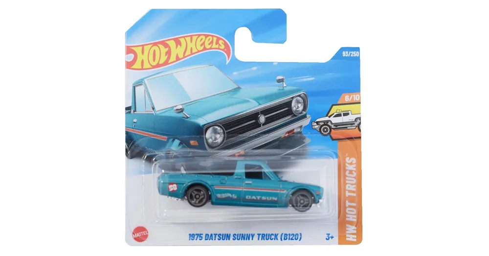 Hot Wheels 1975 Datsun Sunny türkizkék kisautó 1/64 – Mattel Végkiárusítás