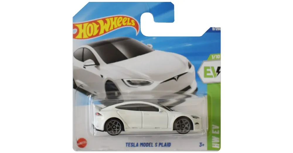Hot Wheels Tesla Model S Plaid kisautó 1/64 – Mattel Korlátozott ajánlat