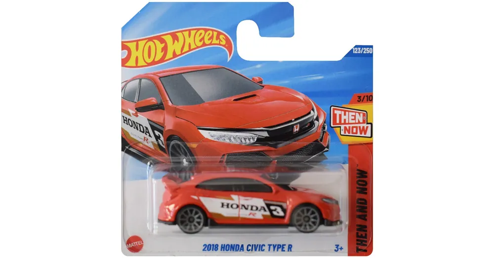 Azonnali szállítás Hot Wheels 2018 Honda Civic Type R kisautó 1/64 – Mattel