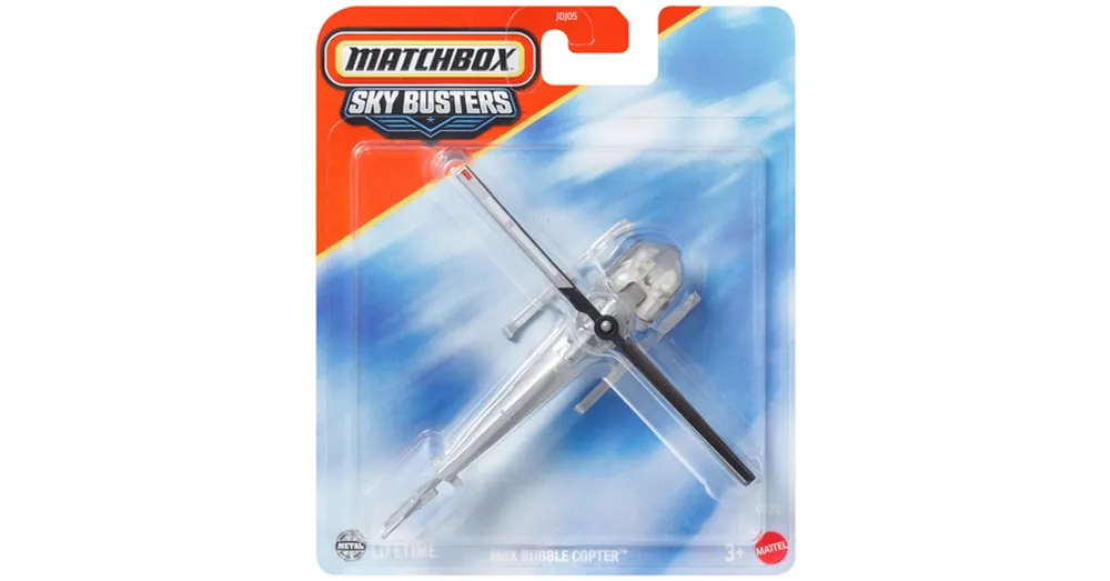 Vedd meg most Matchbox Sky Busters MBX Bubble Copter repülő modell 1/64 – Mattel