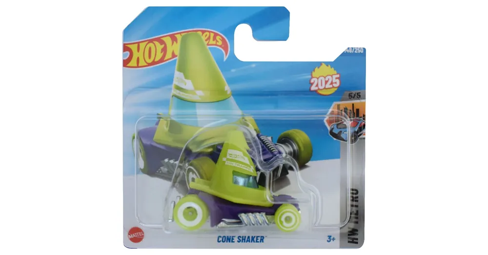 Hot Wheels Cone Shaker zöld kisautó 1/64 – Mattel Vásárlói kedvenc