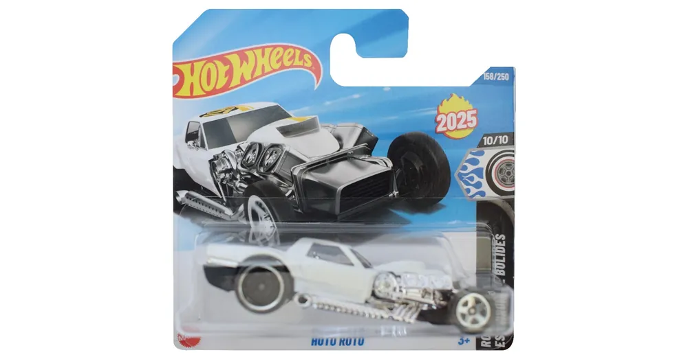 Hot Wheels Hoto Roto fehér kisautó 1/64 – Mattel Korlátozott ajánlat