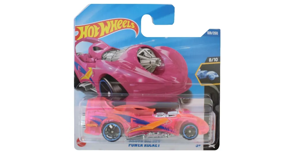 Hot Wheels Power Rocket pink kisautó 1/64 – Mattel Exkluzív ajánlat