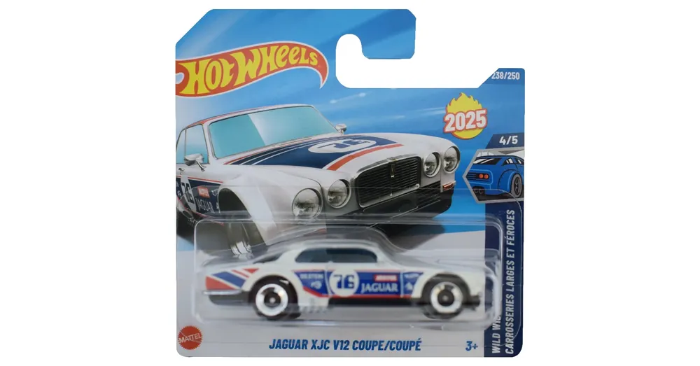 Hot Wheels Jaguar XJC V12 Coupe fehér kisautó 1/64 – Mattel Kiárusítás