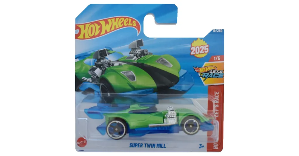 Szezonális akció Hot Wheels Super Twin Mill zöld kisautó 1/64 – Mattel