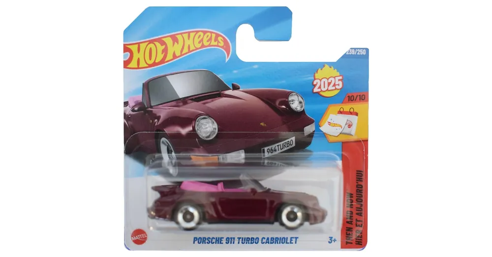 Hot Wheels Porsche 911 Turbo Cabriolet bordó kisautó 1/64 – Mattel Ajánlat