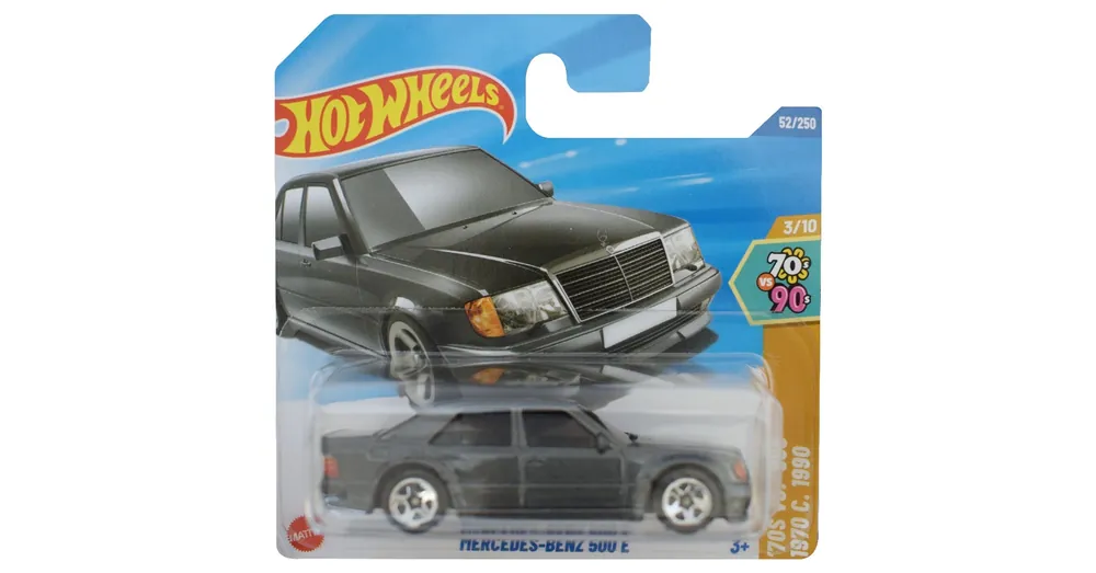 Vedd meg online Hot Wheels Mercedes-Benz 500E fekete kisautó 1/64 – Mattel