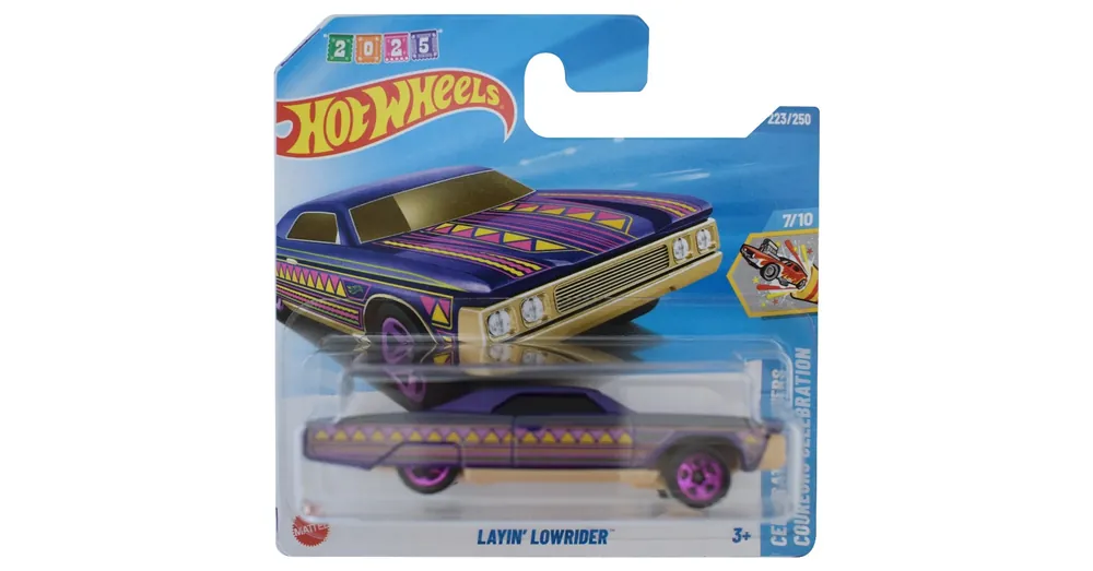 Ajánlat Hot Wheels Layin‘ Lowrider lila kisautó 1/64 – Mattel