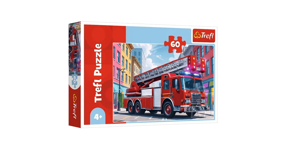Tűzoltóautó 60 db-os puzzle – Trefl Újdonság