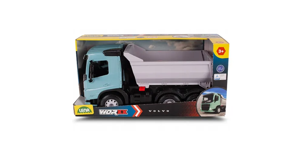 LENA Worxx Volvo FMX billenőplatós teherautó dobozos 45 cm Expressz szállítás