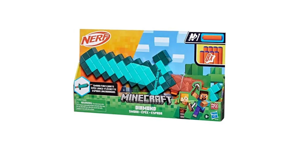 Ne maradj le Nerf Minecraft gyémánt szivacslövő kard – Hasbro
