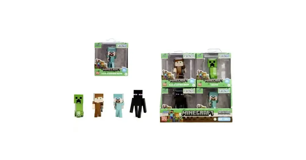 Minecraft Fém meglepetés figura Kollekció – 6,3 cm-es figura többféle változatban 1 db Alacsony ár