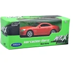 Vedd meg online Welly Mercedes-Benz SL500 piros fém kisautó modell 1/64