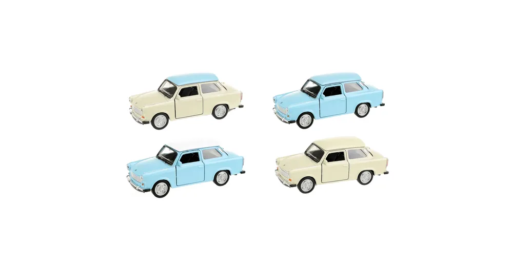 Szezonális akció Welly Trabant 601 fém kisautó modell többféle változatban 11 cm