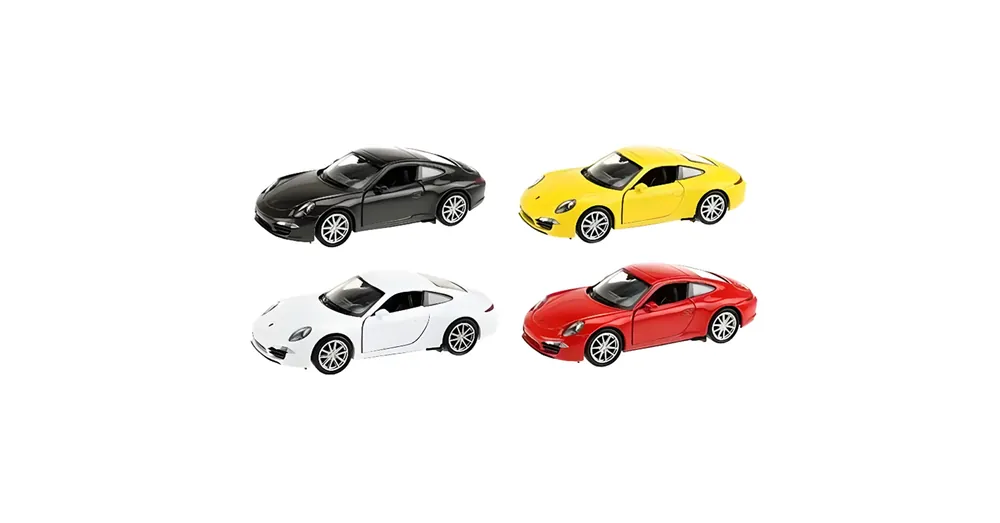 Alacsony ár Welly Porsche 911 Carrera S fém kisautó modell többféle változatban 11 cm