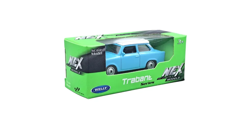 Ajánlat Welly Trabant kék fém kisautó modell 1/64