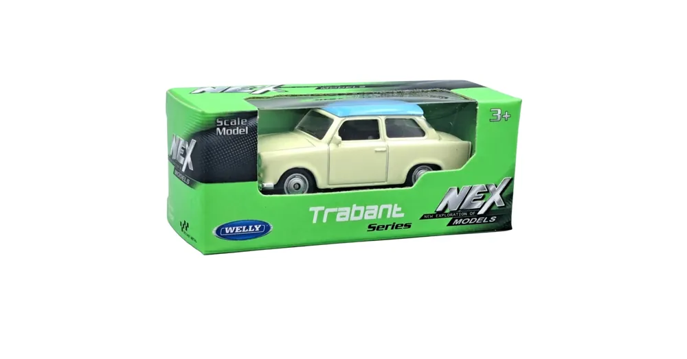Vedd meg online Welly Trabant fehér fém kisautó modell 1/64
