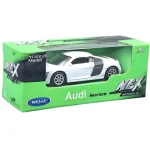 Welly Audi R8 V10 fehér kisautó modell 1/64 Vedd meg most