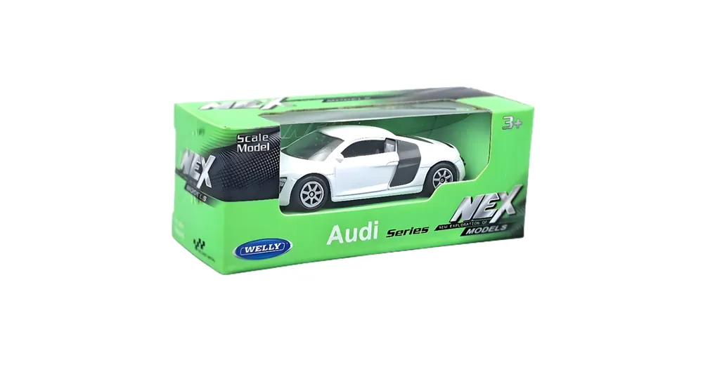 Welly Audi R8 V10 fehér kisautó modell 1/64 Vedd meg most