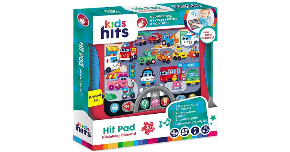 Kids Hits Hit Pad – Közlekedj okosan! interaktív tanulójáték Olcsó