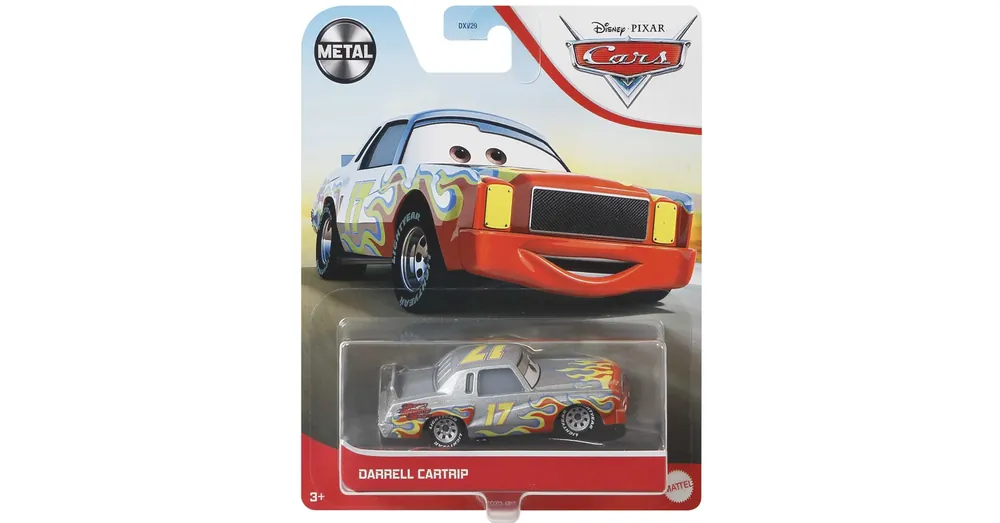 Verdák 3 Darrell Cartrip karakter kisautó 1/55 – Mattel Legkelendőbb