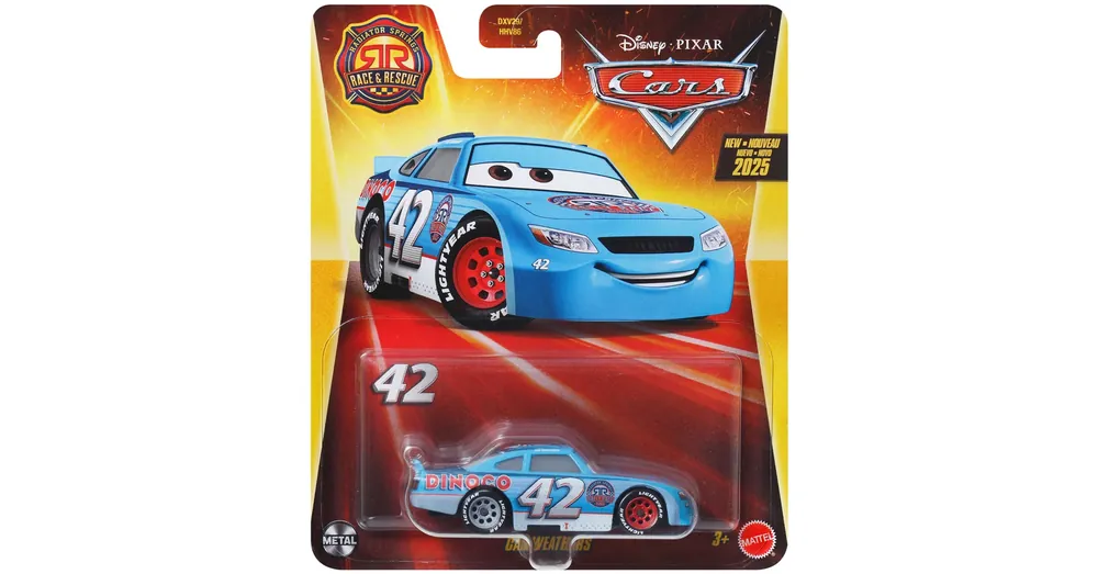 Biztonságos fizetés Verdák 3 Cal Weathers kék karakter kisautó 1/55 – Mattel