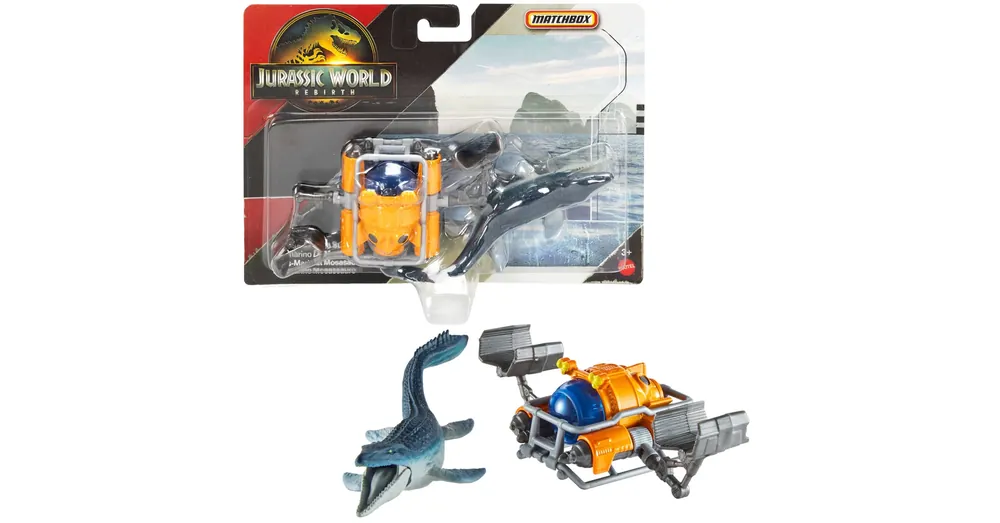 Vásárlói kedvenc Matchbox Jurassic World Mosasaurus dinó szállító jármű – Mattel