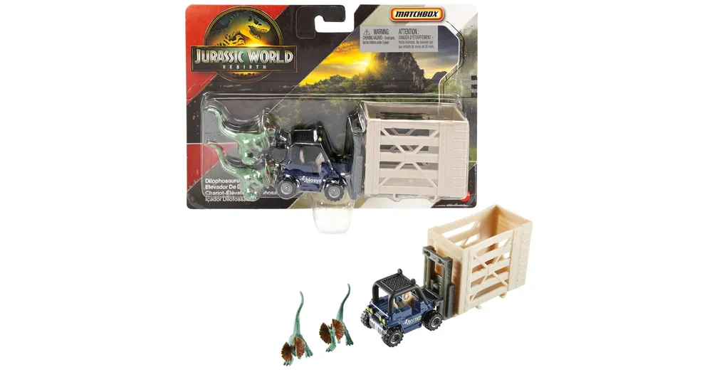 Nézd meg most Matchbox Jurassic World Dilophosaurus szállító jármű – Mattel