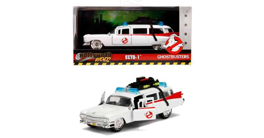 Hollywood Rides – Ghostbusters Szellemirtók ECTO-1 fém autómodell 1/32 – Simba Toys Csak ma
