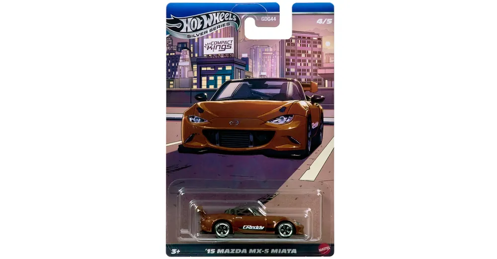 Alacsony ár Hot Wheels ’15 Mazda MX-5 Miata klasszikus kisautó 1/64 – Mattel