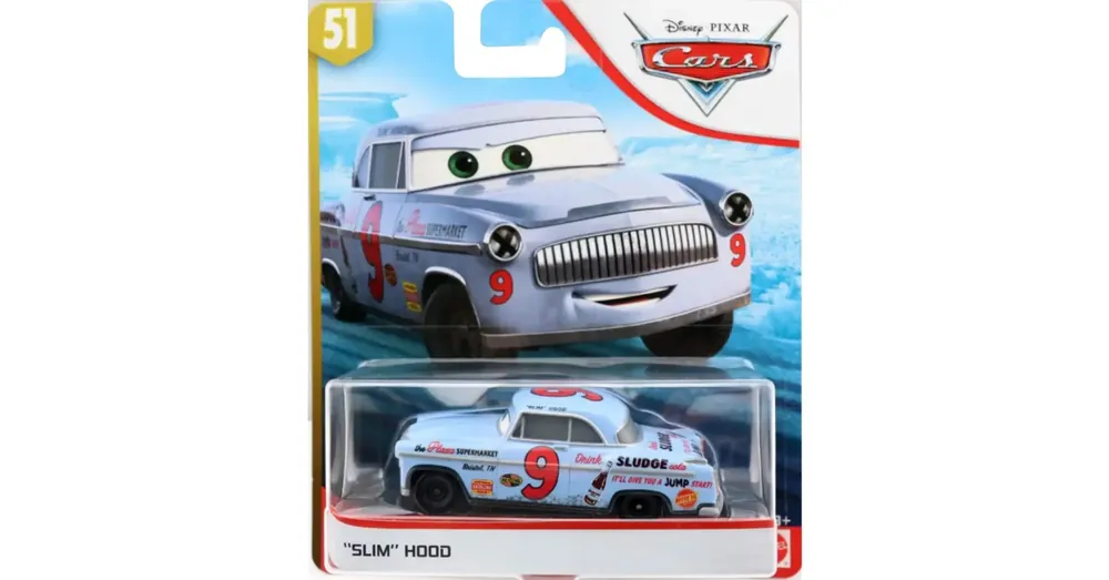 Verdák Slim Hood karakter kisautó 1/55 – Mattel Kihagyhatatlan ajánlat