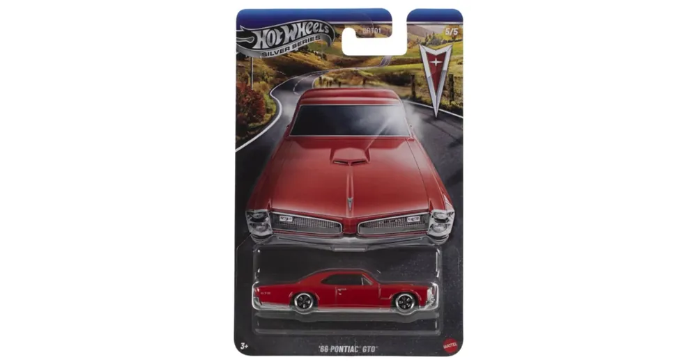 Exkluzív ajánlat Hot Wheels Silver Series ’66 Pontiac GTO kisautó 1/64