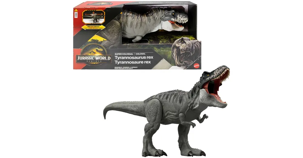 Prémium Jurassic World A Legveszedelmesebb dinó – T-Rex – Mattel