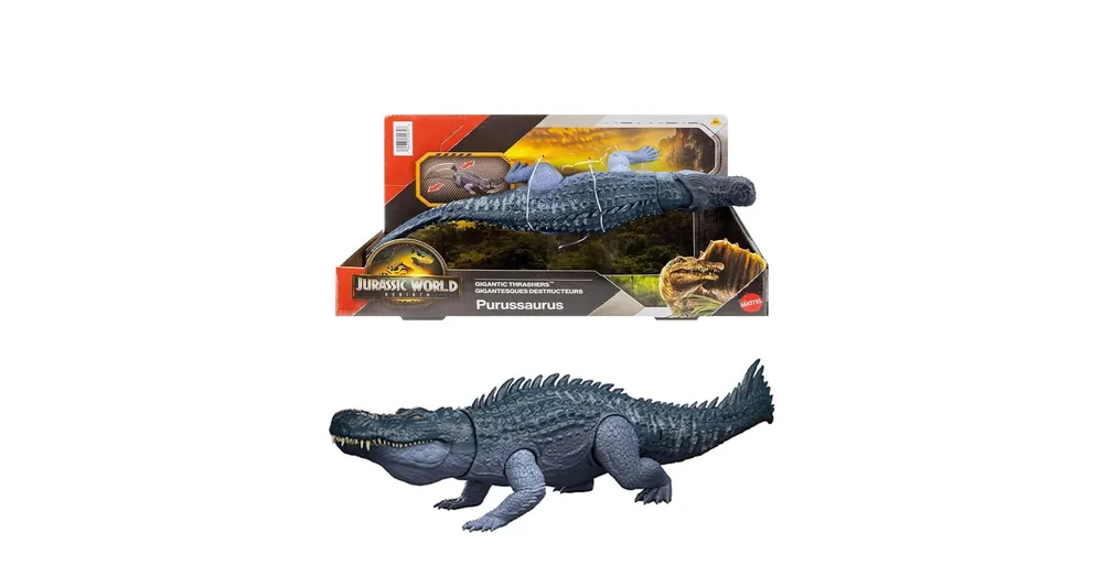 Azonnali szállítás Jurassic World Óriás támadó Purussaurus dinó hanggal – Mattel