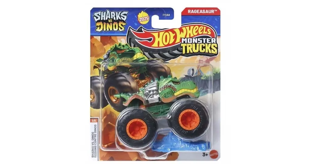 Kiárusítás Hot Wheels Monster Trucks Rageasaur kisautó 1/64 – Mattel